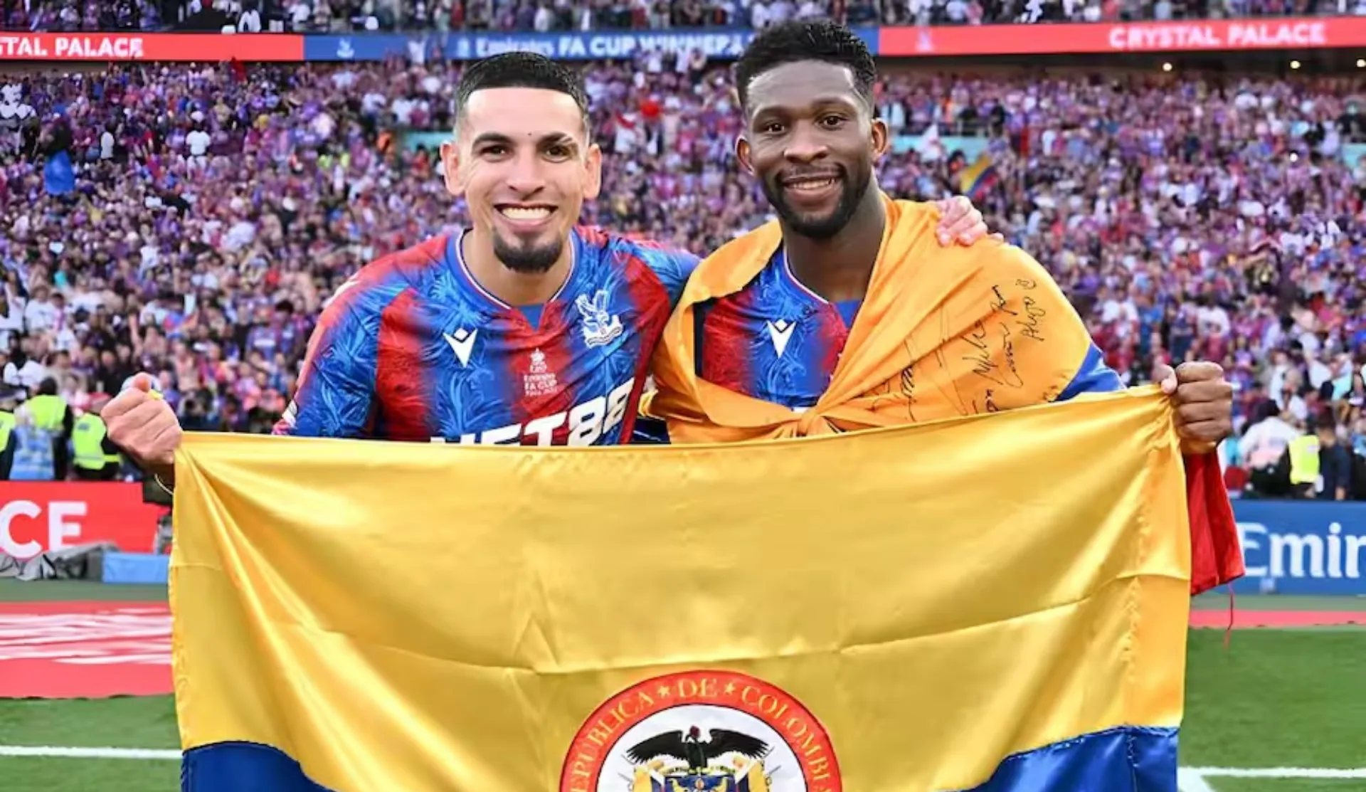 Jefferson Lerma y Daniel Muñoz, finalistas de la Conference League.