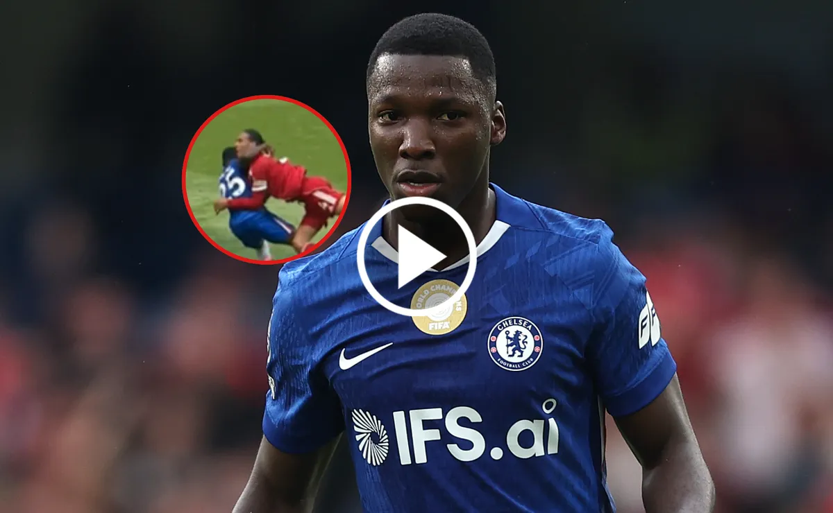VIDEO | No es UFC: el cruce que tuvieron Moisés Caicedo contra Van Dijk en la Premier League
