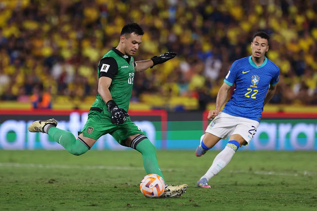 Gonzalo Valle – arquero de la Selección Ecuador. Foto: Getty