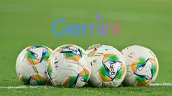 El logo de la IA Gemini con balones del FPC.