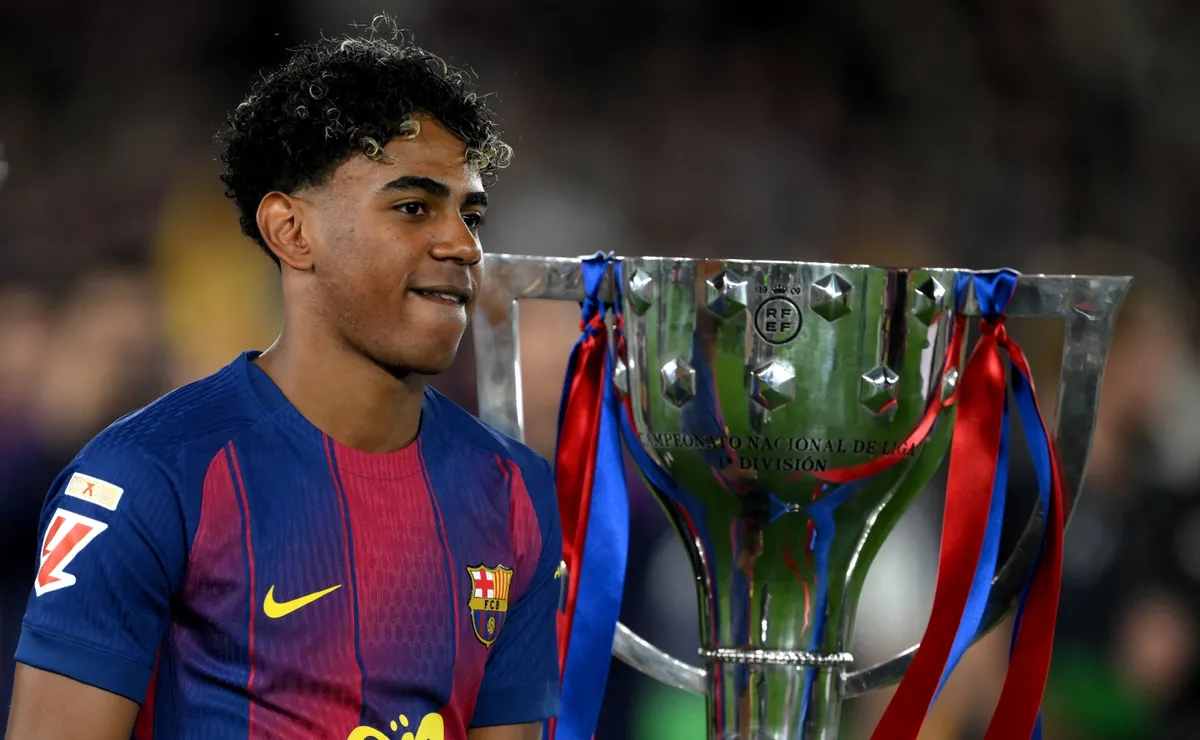 Mientras Cristiano Ronaldo ganó dos Ligas con Real Madrid, Lamine Yamal ya lo superó con Barcelona
