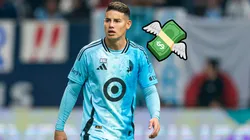 Jugó apenas 200 minutos y James Rodríguez ya cobró toda esta fortuna en el Minnesota