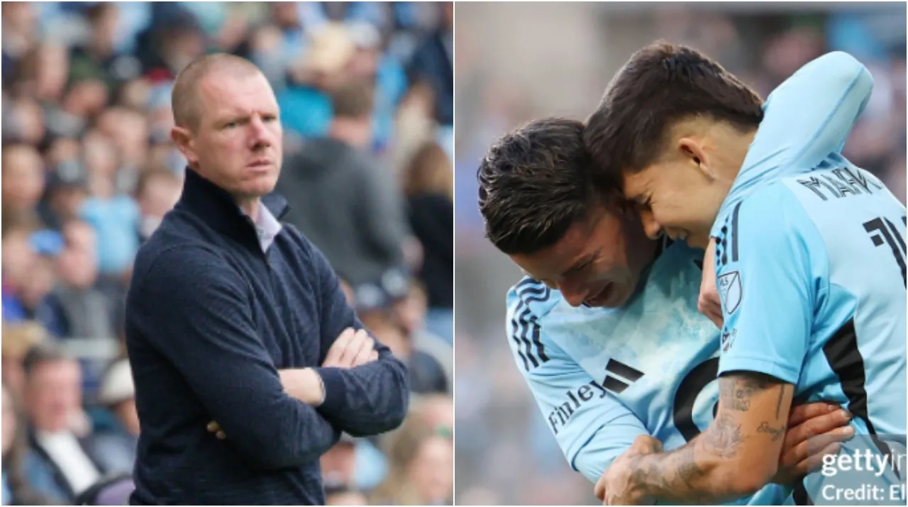 Cameron Knowles James Rodríguez y Anthony Markanich. (Foto: Getty Images)