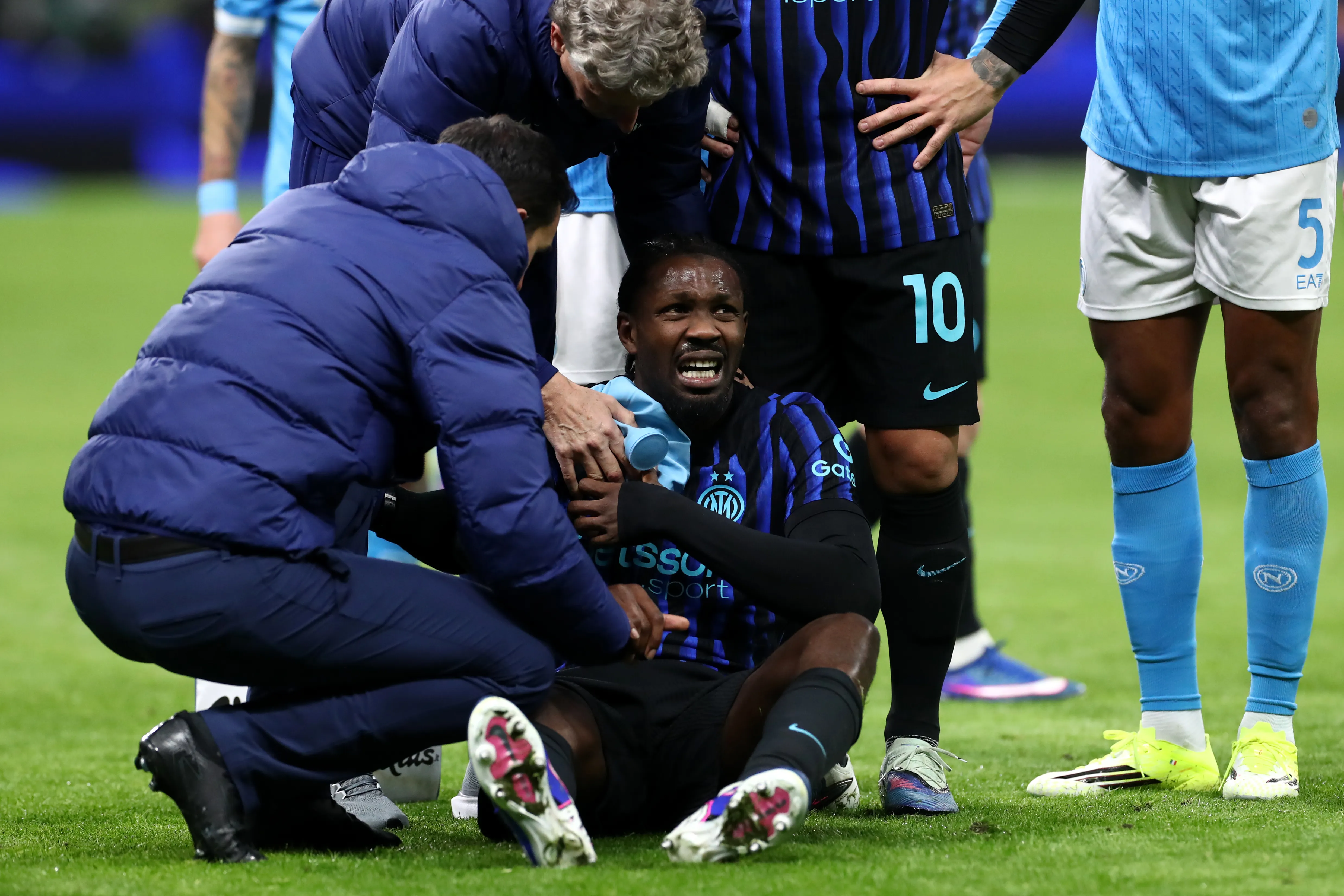 Marcus Thuram solo sufrió una lesión en la temporada 2025/2026. Fue un desgarro en octubre del año pasado. Getty Images.