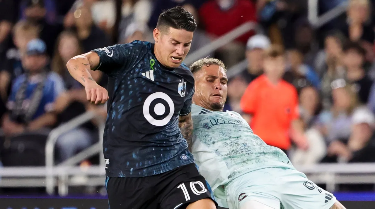 James en Minnesota United vs. Colorado Rapids. (Foto: Getty Images)