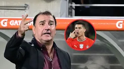 Néstor Lorenzo enfrentará por primera vez a Cristiano Ronaldo.