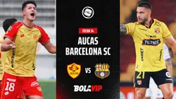 Aucas enfrenta a Barcelona SC por la LigaPro