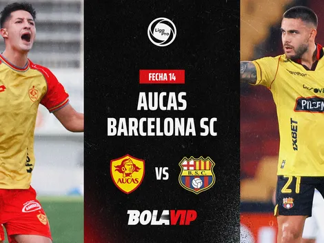 EN VIVO: Aucas vs Barcelona SC por la fecha 14 de la LigaPro 2026