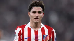 Julián Alvarez, fuera de la presentación de la nuea camiseta del Atlético Madrid.