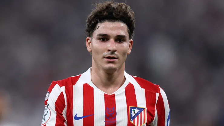 Julián Alvarez, fuera de la presentación de la nuea camiseta del Atlético Madrid.