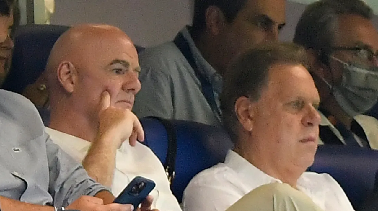 Gianni Infantino y Ramón Jesurún. (Foto: Getty Images)