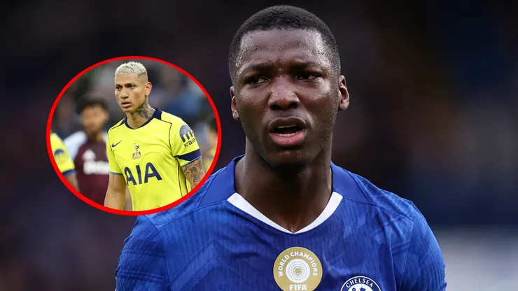 VIDEO | Richarlison le hizo falta a Moisés Caicedo y el ecuatoriano reaccionó con una patada
