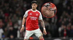 La viral burla de Hincapié a este aficionado del Manchester City