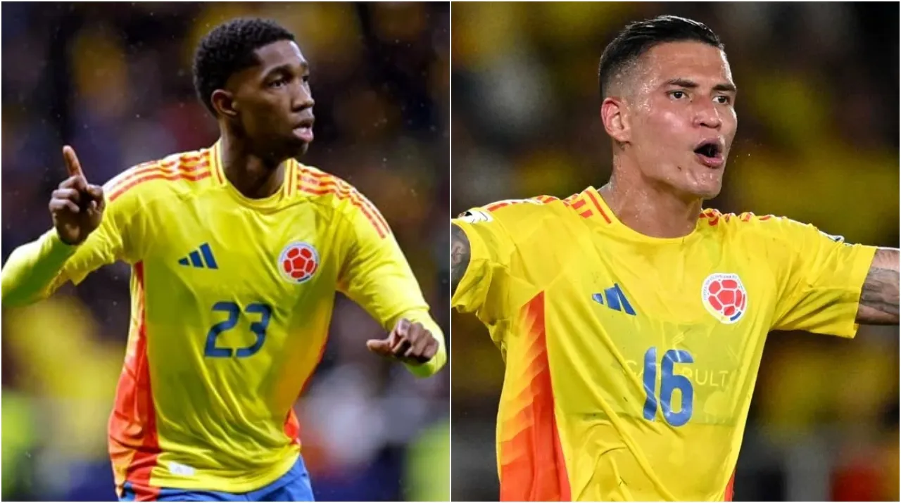 Yáser Asprilla y Juan Camilo Portilla. (Foto: X / @VBarCaracol)