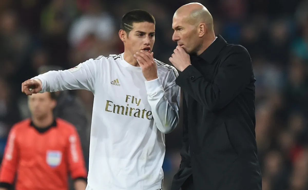 James Rodríguez confesó lo que más le frustraba de Zidane en Real Madrid