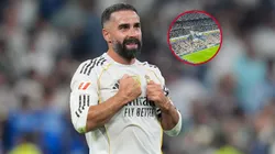 Carvajal, homenajeado con su mítica imagen junto a Di Stéfano.