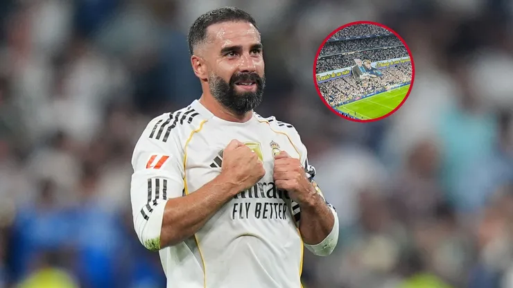 Carvajal, homenajeado con su mítica imagen junto a Di Stéfano.