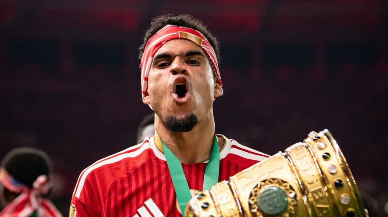 Díaz registró una asistencia en la final de la DFB Pokal. (Foto: Getty Images)