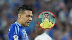 Radamel Falcao y Guillermo de Amores.