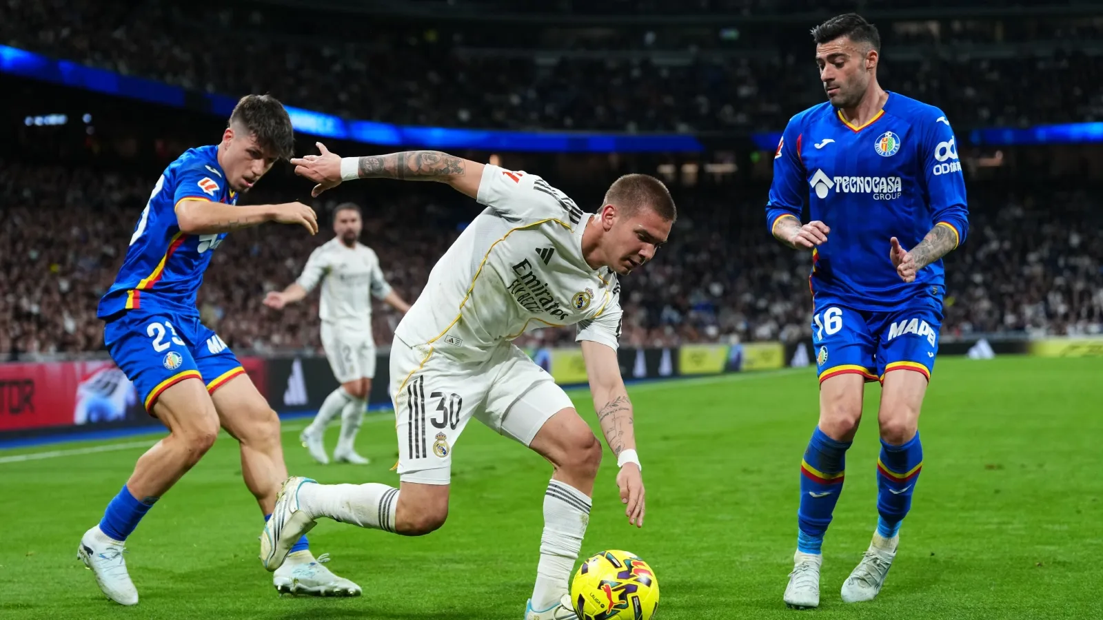 Real Madrid confía en que Mastantuono mejore su rendimiento en los próximos años: GETTY