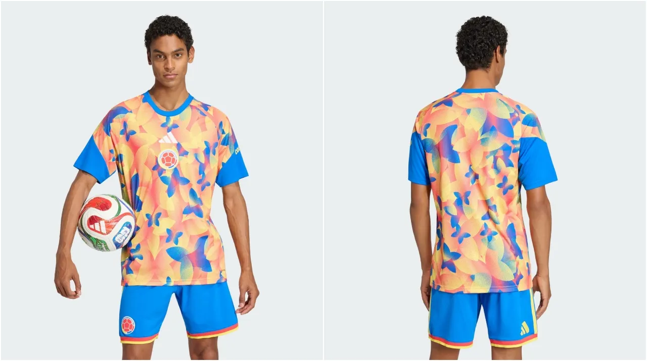 La nueva camiseta de Colombia para el Mundial. (Foto: X / @marcadegol)