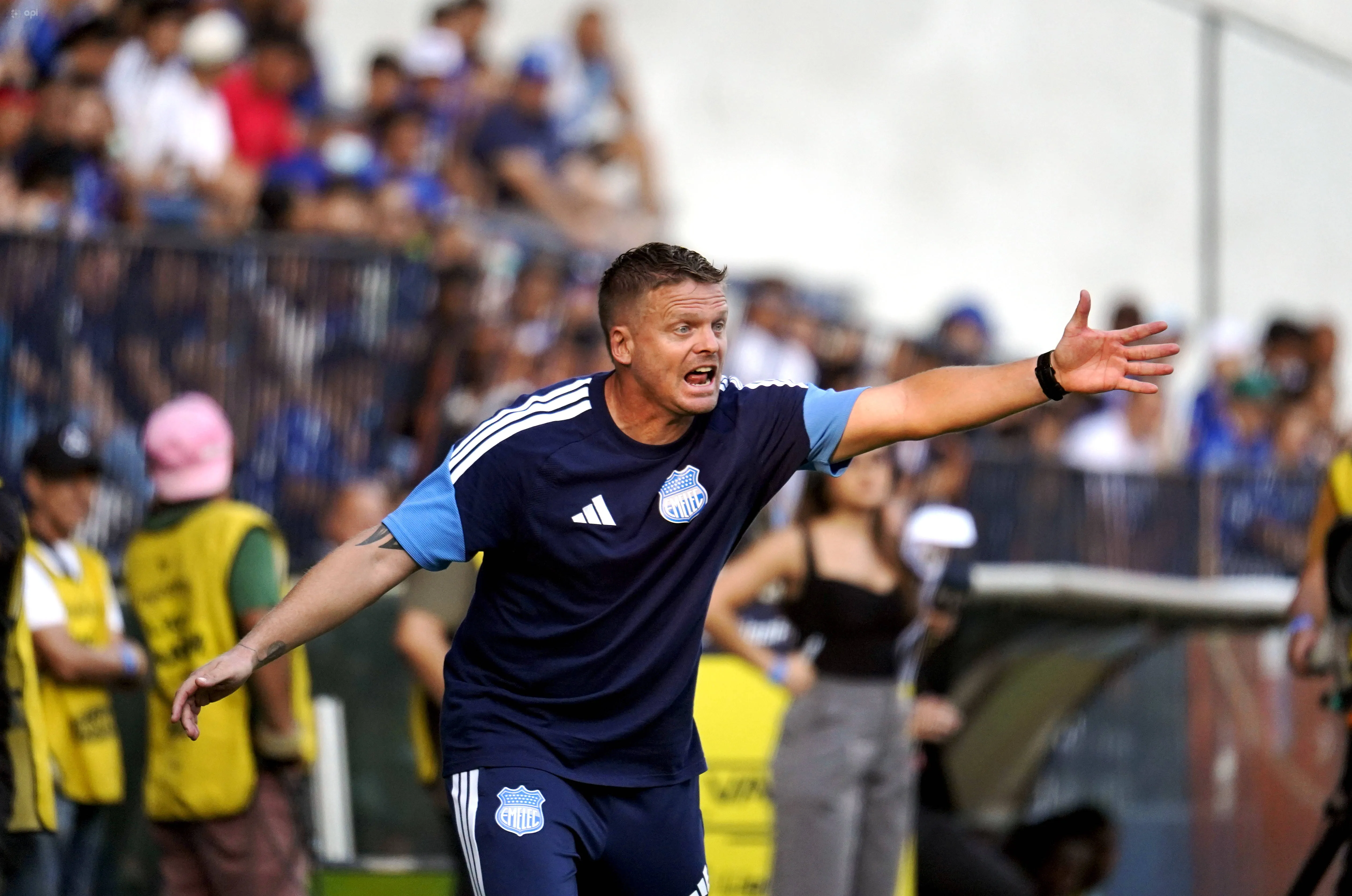 Nasuti viene dirigiendo a Emelec en los últimos partidos. (Foto: Imago)