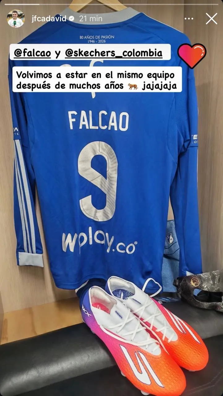 Falcao tiene un nuevo patrocinador. (Foto: Instagram / @jfcadavid)