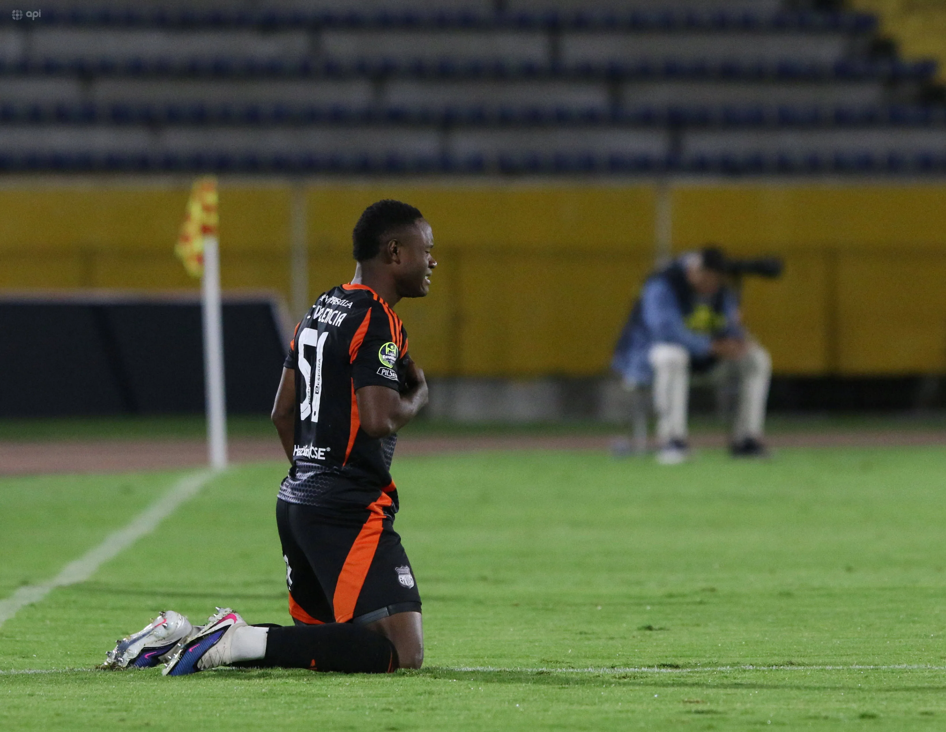 Stalin Valencia llegó en esta temporada a Emelec. (Foto: Imago)