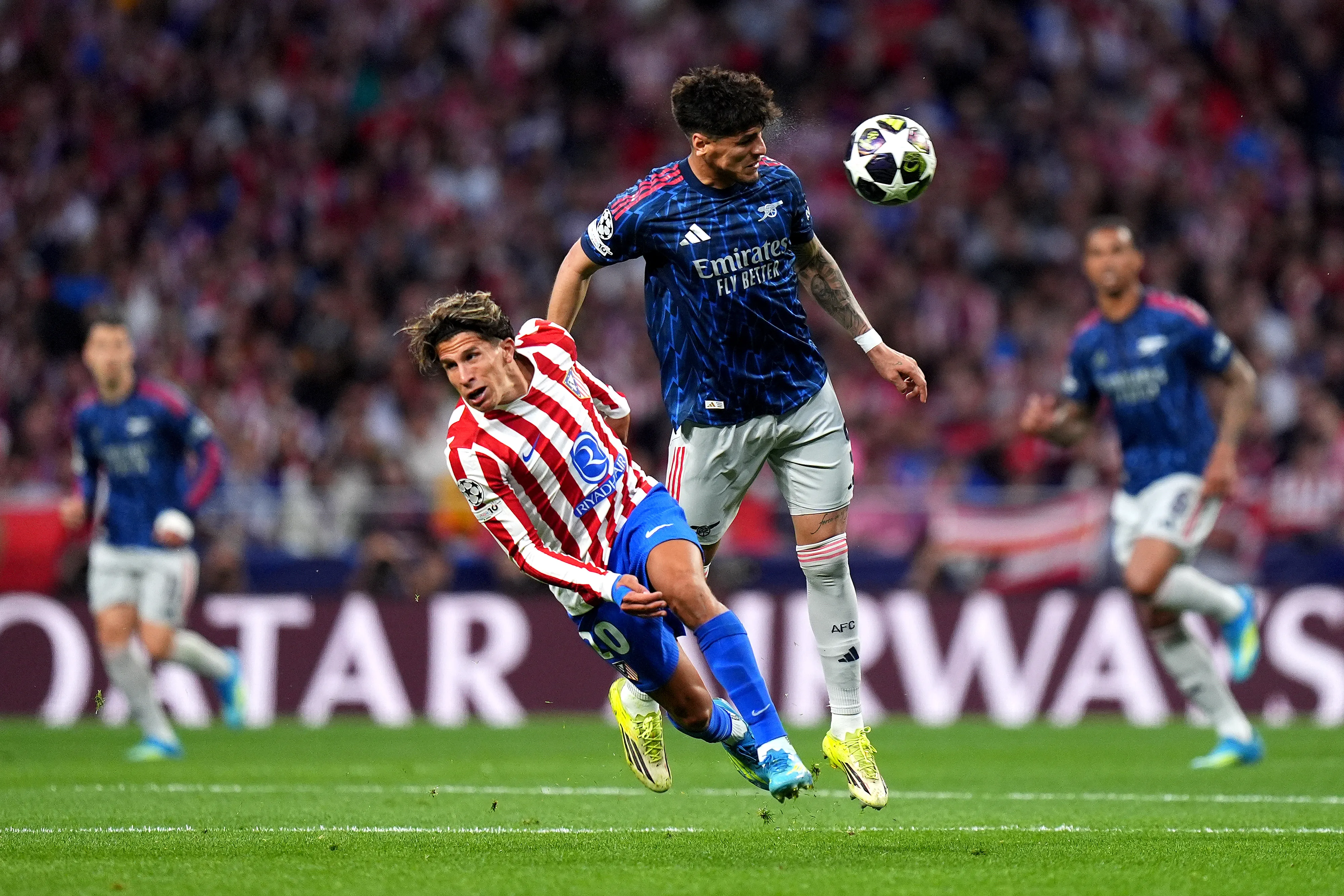 Piero Hincapié – Atlético de Madrid. Foto: Getty.