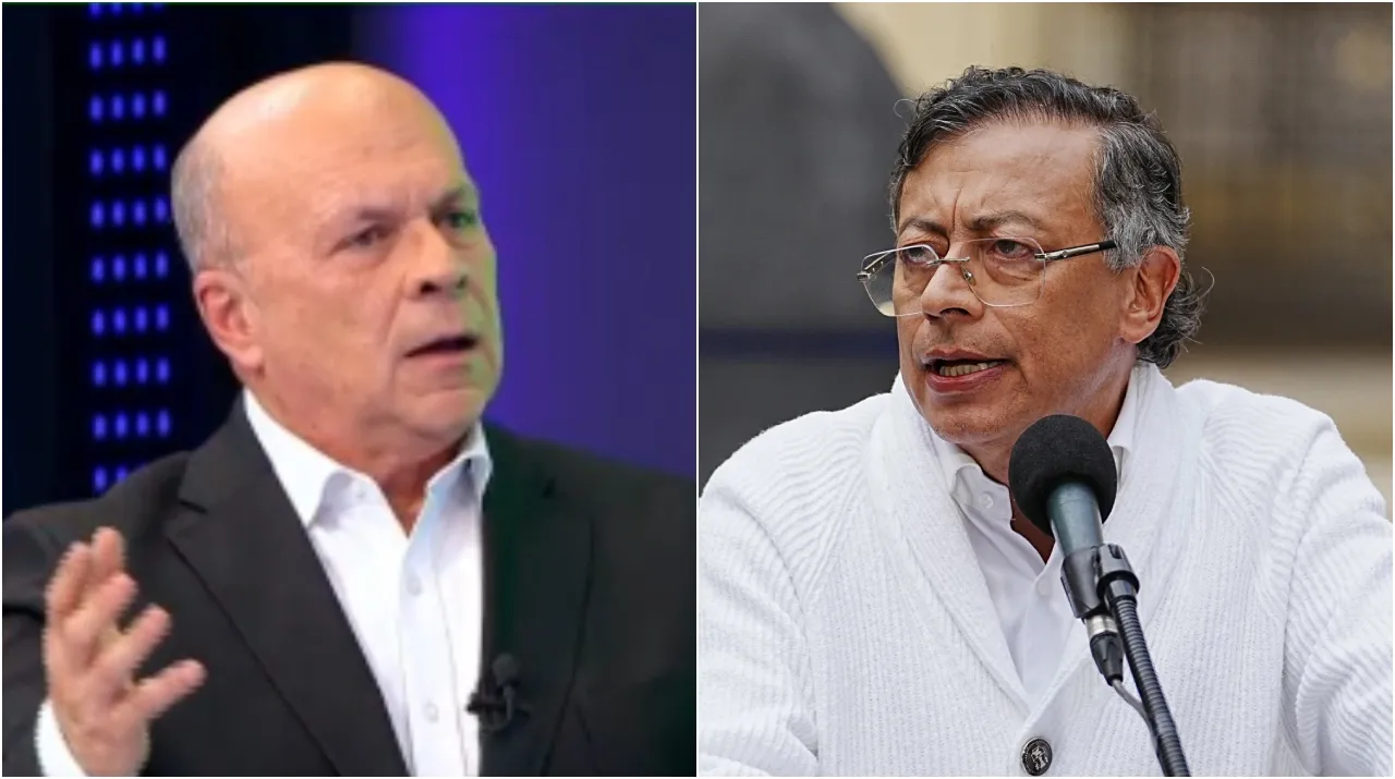 Carlos Antonio Vélez y Gustavo Petro. (Foto: Instagram / @velezfutboly Getty Images)