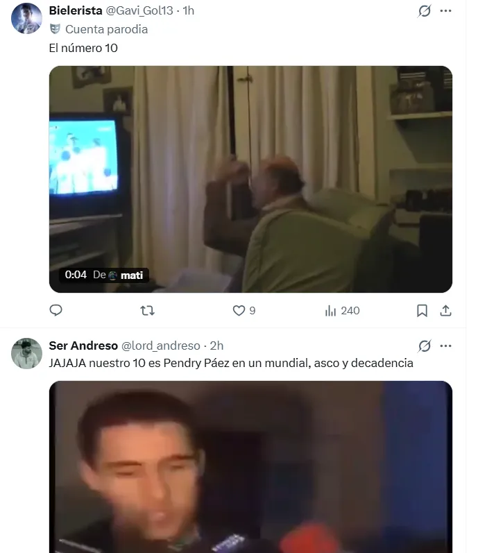 Comentarios contra Páez. (Captura de pantalla)