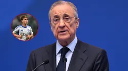 Florentino Pérez elogió a Nico Paz.