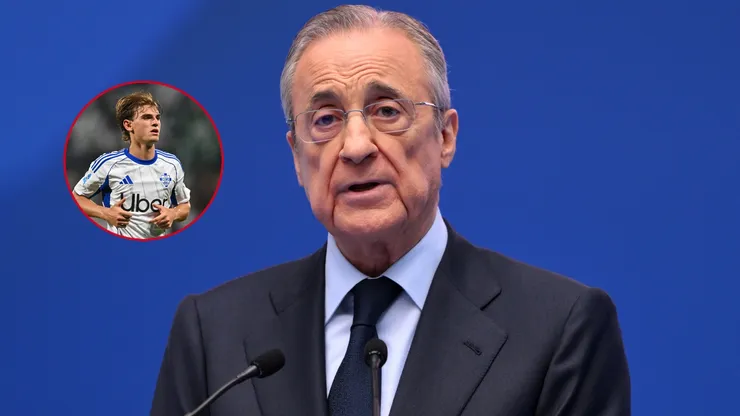 Florentino Pérez elogió a Nico Paz.