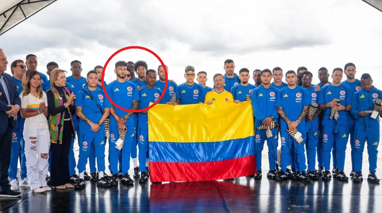 James en la foto de la Selección Colombia con Gustavo Petro. (Foto: X / @petrogustavo)