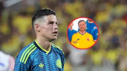 James Rodríguez estuvo con el presidente de Colombia Gustavo Petro.