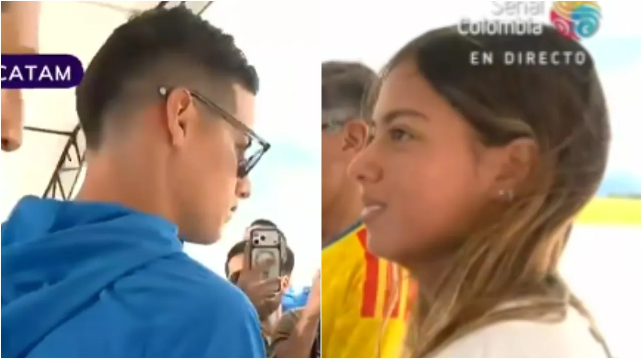 James Rodríguez y Antonella Petro