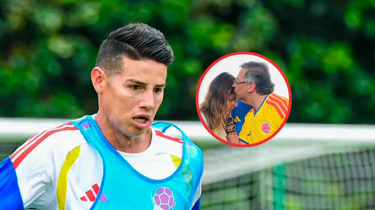 James Rodríguez le negó una foto a la hija menor del presidente Gustavo Petro.