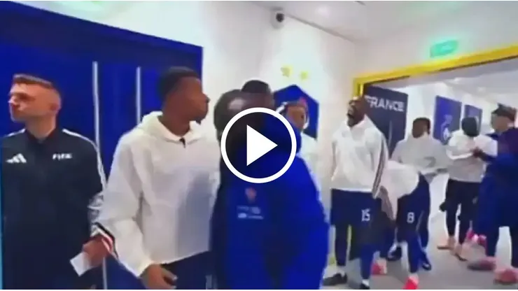 El video que desata la polémica total en el camarín de Francia