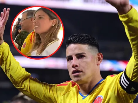 Hinchas de Colombia reaccionan al desplante de James Rodríguez a la hija de Gustavo Petro