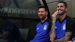 Lionel Messi y Rodrigo de Paul.