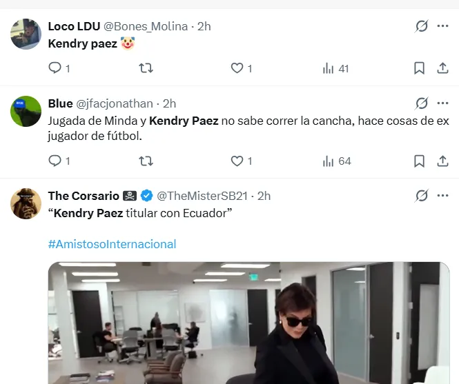 Comentarios de los hinchas contra Kendry. (Captura de pantalla)