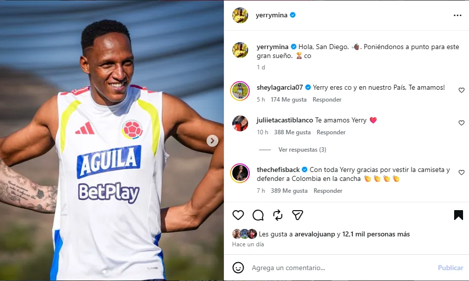 Post de Mina tras la polémica con Petro. (Foto: Instagram / @yerrymina)