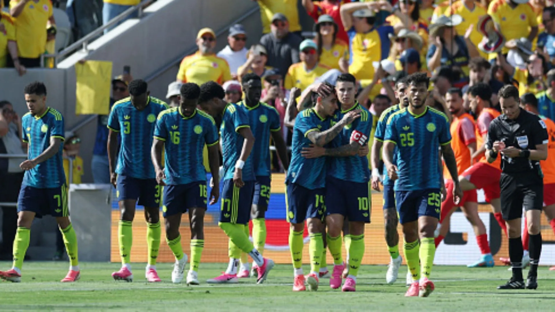 Colombia vs. Jordania.