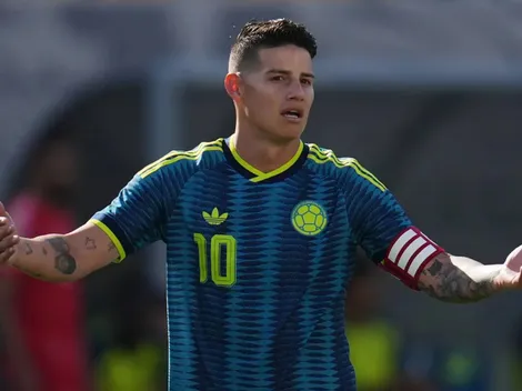 No se vio en TV: el pedido de James Rodríguez al capitán de Jordania en la previa del amistoso
