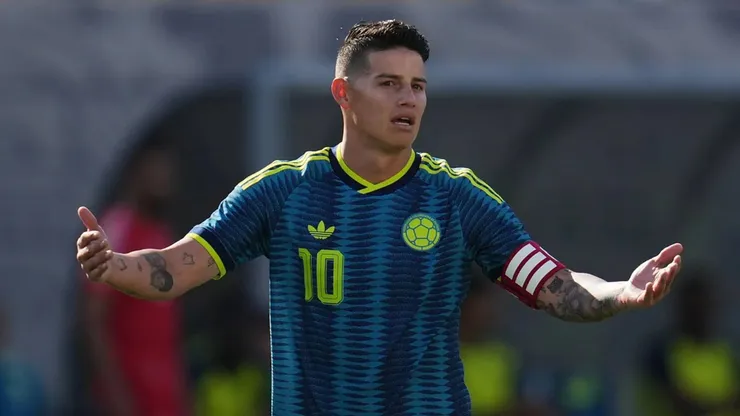 James Rodríguez, volante de Colombia.