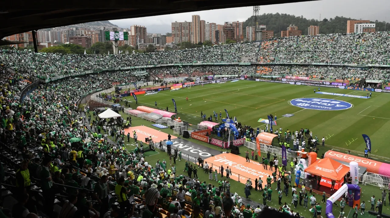 El estadio Atanasio Girardot en la final de vuelta de I-2026. (Foto: Getty Images)