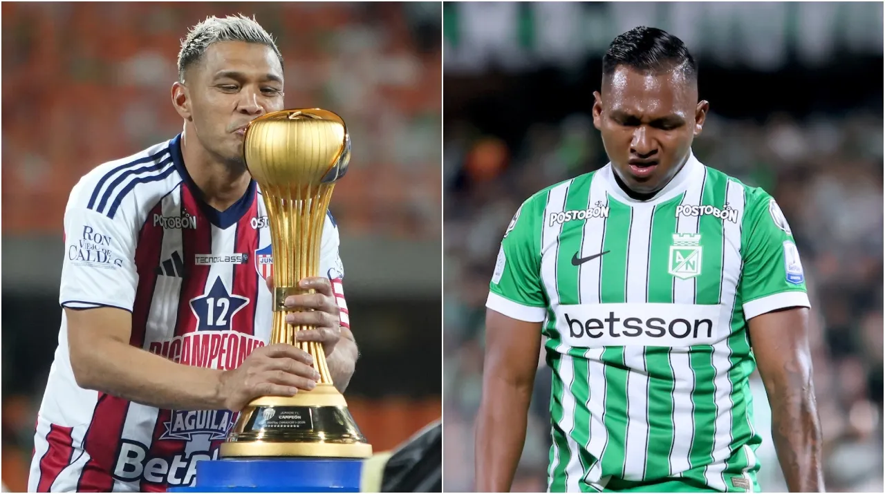 Teófilo Gutiérrez y Alfredo Morelos. (Foto: Vizzor Images)