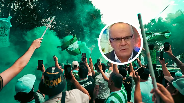 Juan José Peláez fue agredido en el estadio Atanasio Girardot.