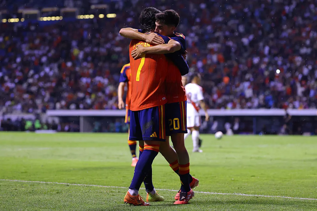 España derrotó a Perú y estiró la tradición: nunca perdió en el último amistoso previo a un Mundial (Getty Images)