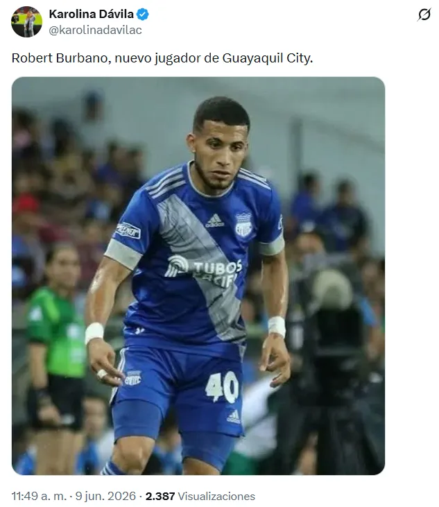 Burbano será nuevo jugador del City. (Foto: Captura de pantalla)